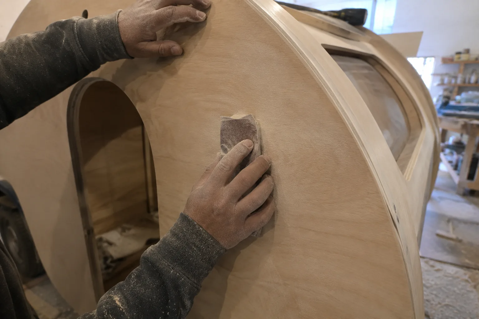 Les finitions soignées des caravanes Atlas Teardrop
